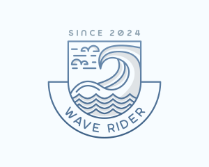 Coastal Waves Tourism logo design
