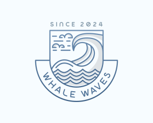 Coastal Waves Tourism logo design