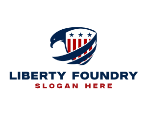 Patriotic - American Eagle Patriot logo design