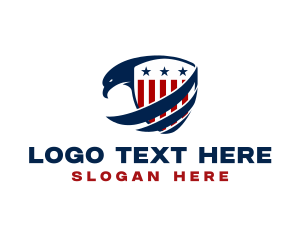 America - American Eagle Patriot logo design