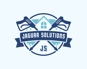 Gutter Cleaner Pressure Washing logo design