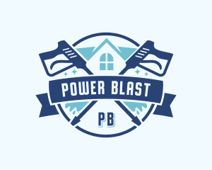 Gutter Cleaner Pressure Washing logo design