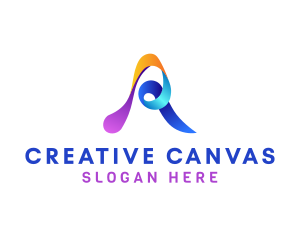 Artistic - Modern Artistic Ribbon logo design