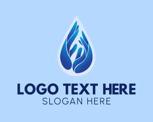 Cold - Hand Sanitizer Droplet logo design