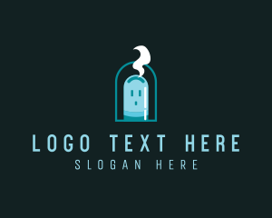 Eliquid - E-cigarette Smoke Vape logo design