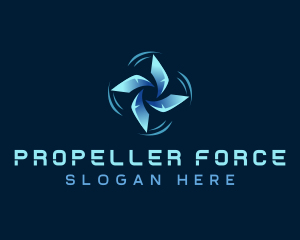 Propeller - Wind Propeller Blade logo design