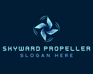 Propeller - Wind Propeller Blade logo design