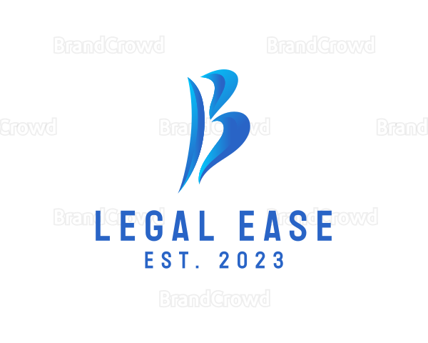 Professional Business Letter B Logo