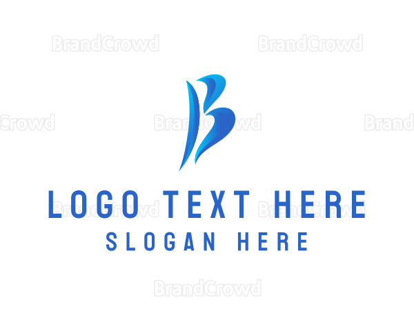 Professional Business Letter B Logo