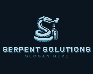 Viper Snake Vaporizer logo design
