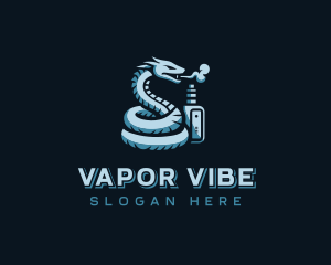 Vaporizer - Viper Snake Vaporizer logo design