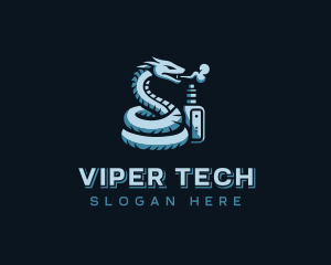 Viper Snake Vaporizer logo design