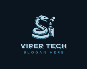 Viper - Viper Snake Vaporizer logo design