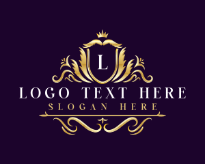 Decor - Elegant Royal Shield logo design