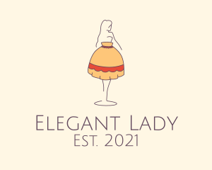 Lady - Lamp Lady Fixture logo design