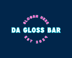 Generic Neon Bar logo design