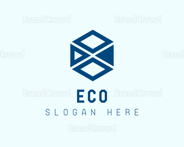 Business Diamond Hexagon Logo