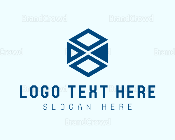 Business Diamond Hexagon Logo