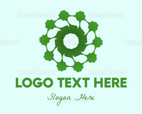 Eco-Friendly Flower Logo