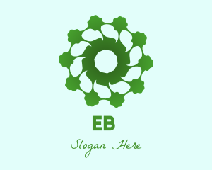 Eco-Friendly Flower Logo