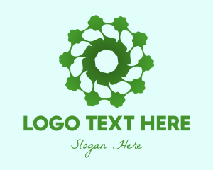 Eco-Friendly Flower Logo