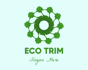 Eco-Friendly Flower logo design