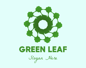 Eco-Friendly Flower logo design