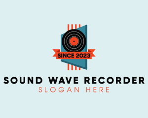 Retro Recording Studio logo design