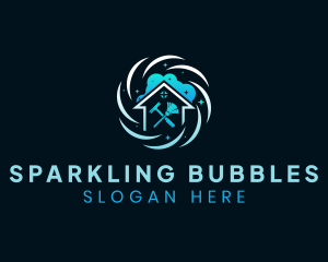 Sparkling - Sparkling Home Cleaning logo design