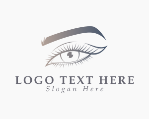 Cosmetic Tattoo - Glamorous Beauty Eye logo design