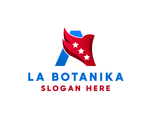 Banking - Patriotic Eagle Letter A logo design