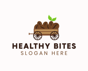 Organic Coffee Wagon logo design