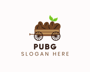 Cafe - Organic Coffee Wagon logo design