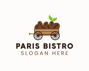 Organic Coffee Wagon logo design