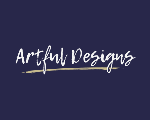 Brush Stroke Business logo design