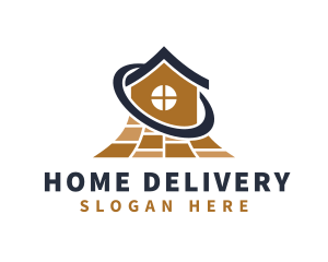 House Flooring Tile logo design