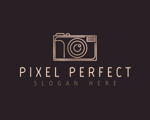 Slr - Minimalist Photography Camera logo design