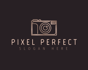 Minimalist Photography Camera logo design