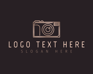 Minimalist Photography Camera Logo