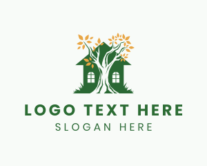 Maintenance - House Tree Yard logo design