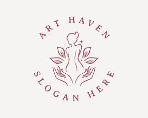 Woman Wellness Spa logo design