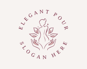 Woman Wellness Spa logo design