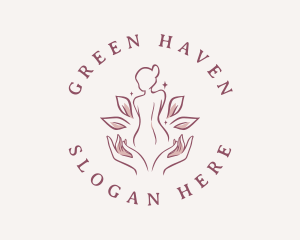 Woman Wellness Spa logo design