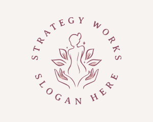 Woman Wellness Spa logo design