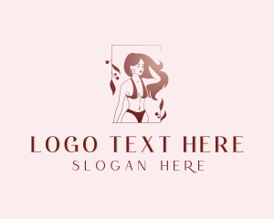 Boutique - Sexy Woman Bikini logo design