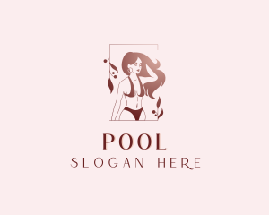 Sexy Woman Bikini Logo