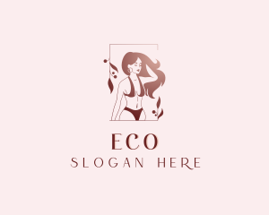 Spa - Sexy Woman Bikini logo design