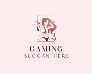 Lingerie - Sexy Woman Bikini logo design