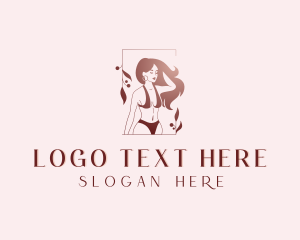 Swimsuit - Sexy Woman Bikini logo design