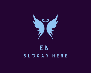 Blessing - Holy Angel Wings logo design